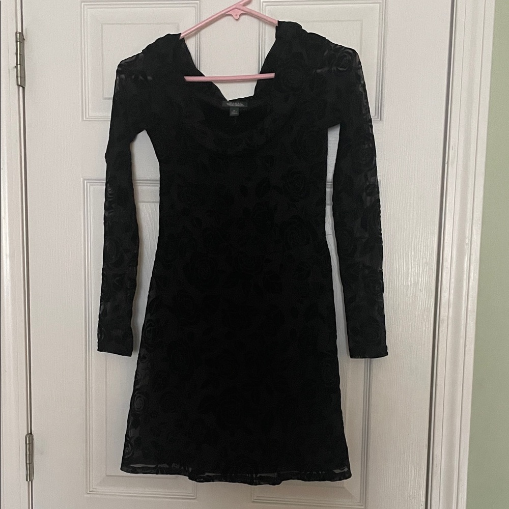Wild Fable Black Floral dress